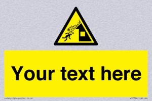 Custom warning roof avalanche